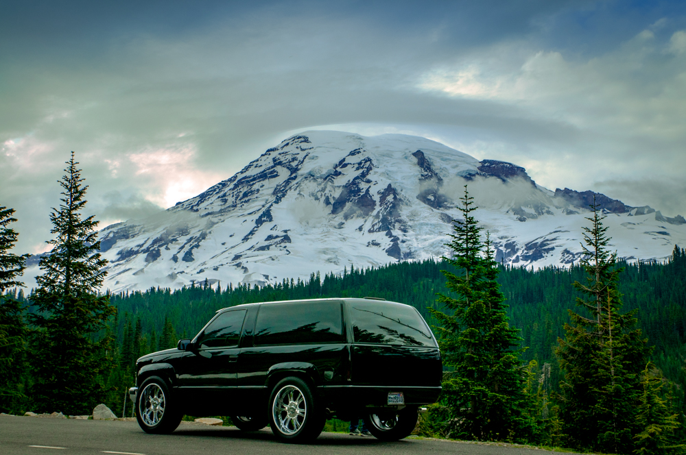 AVS Owner's Custom Chevy Tahoe at Mt Rainier